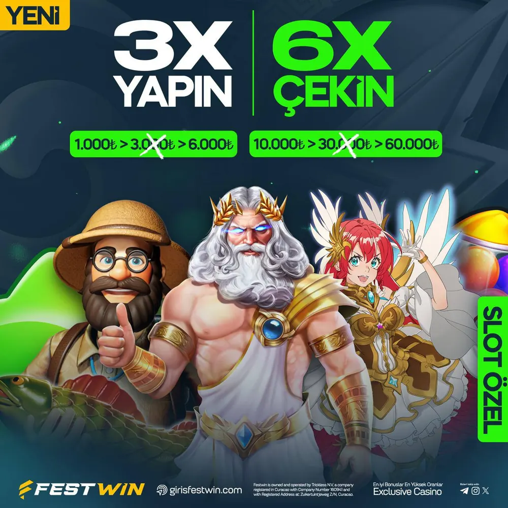 FESTWIN - 3X Yap 6X Çek — Slot Özel