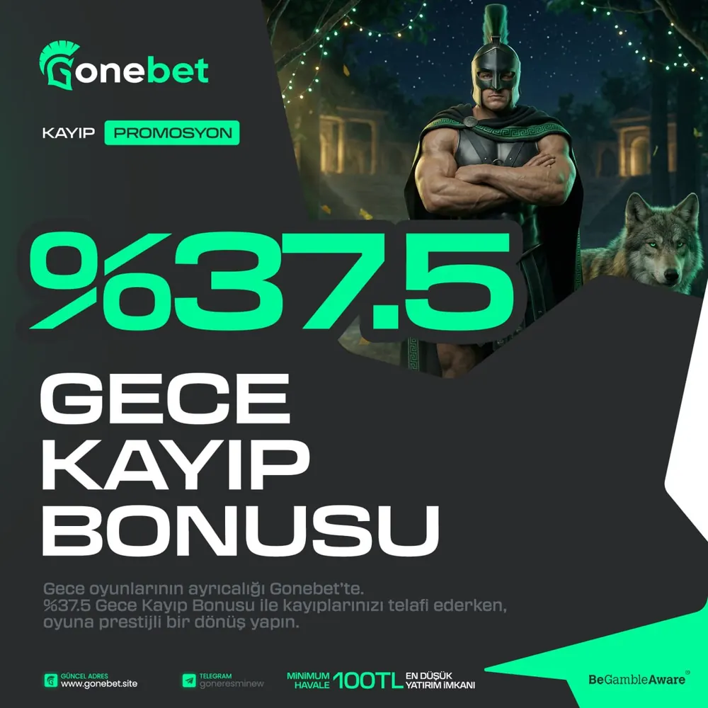 GONEBET - %37.5 Gece Kayıp Bonusu
